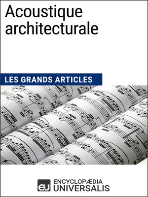 cover image of Acoustique architecturale